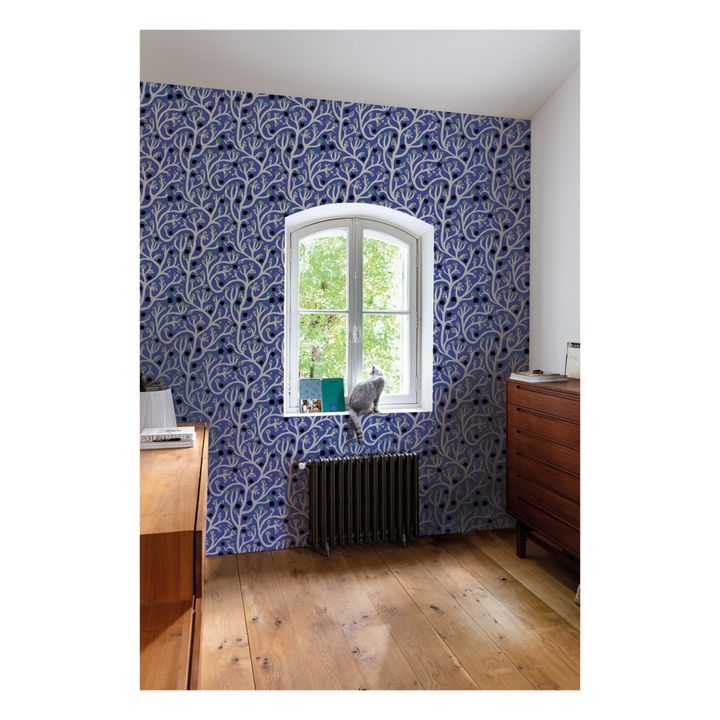 Cottage Wallpaper - 3 Panels | Blue- Product image n°2