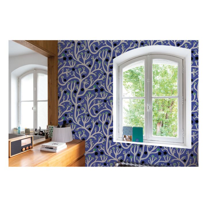 Cottage Wallpaper - 3 Panels | Blue- Product image n°3