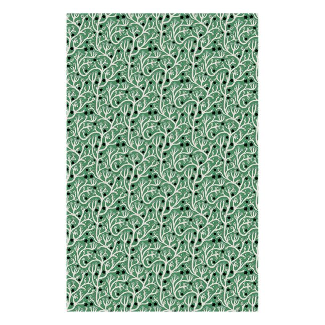 Cottage Wallpaper - 3 Panels | Grass green