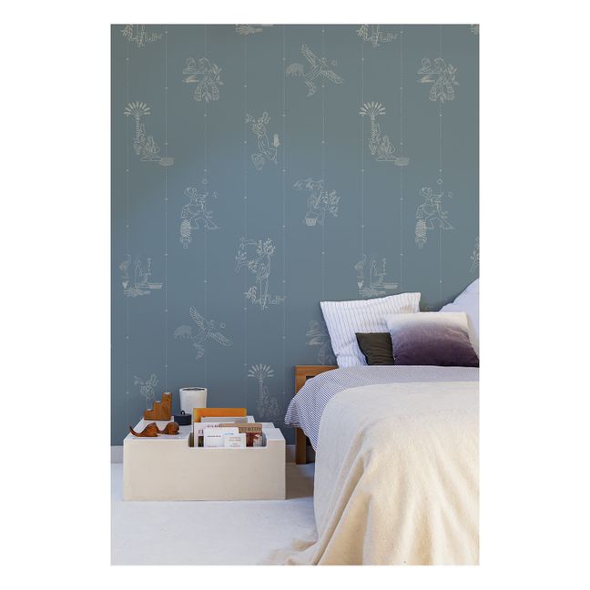 Eden Wallpaper - 2 Panels | Azul