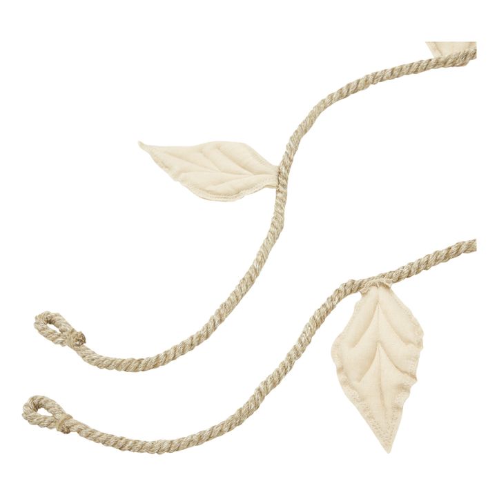 Linen Leaf Garland Ivory- Product image n°4