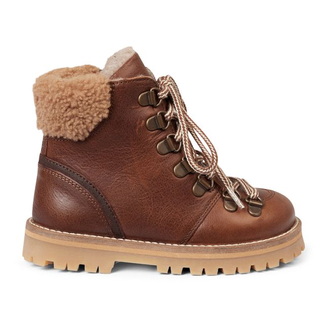 Stivali imbottiti in shearling Winter | Marrone