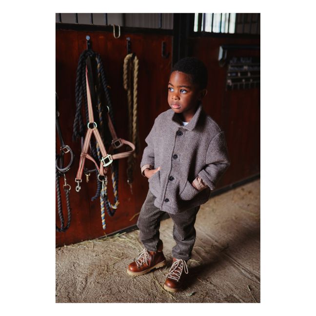 Stivali imbottiti in shearling Winter | Marrone