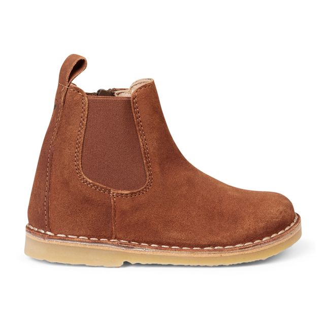 Chelsea Boots Ankle Suede Camel