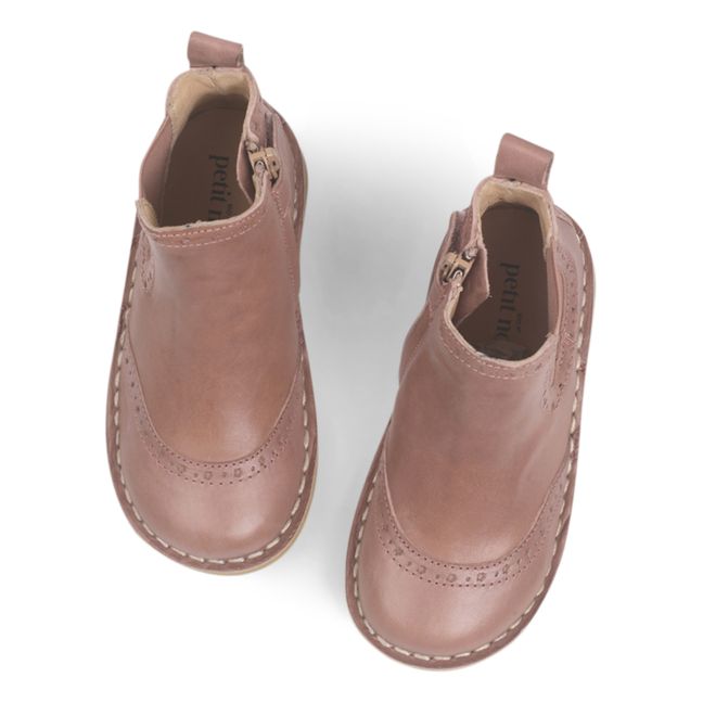 Chelsea Boots Stars Ankle Vieux Rose