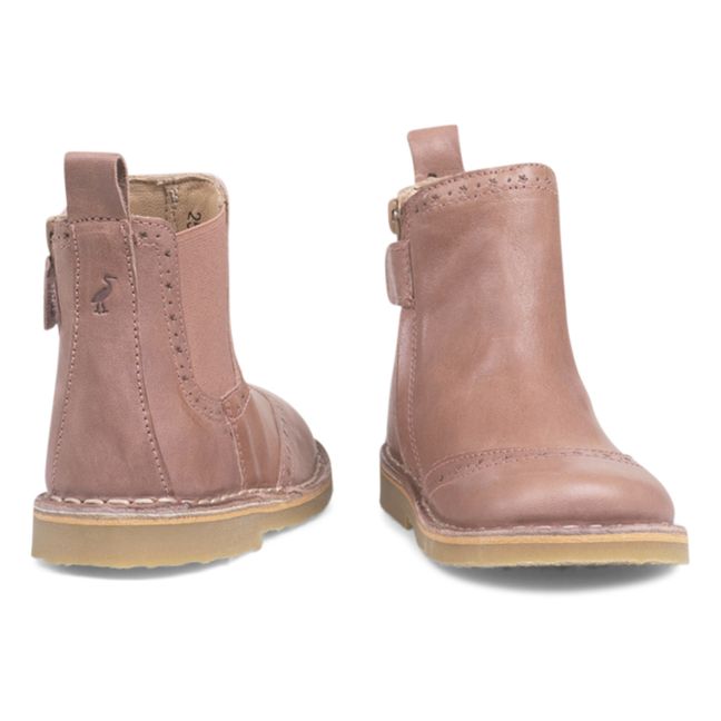 Chelsea Star Ankle Boots Dusty Pink