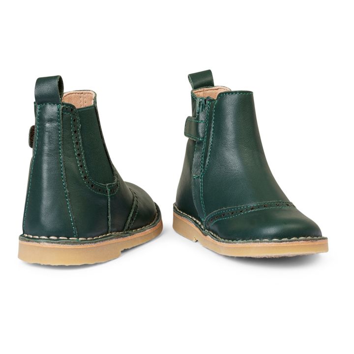 Chelsea Star Ankle Boots Verde Oscuro- Imagen del producto n°2