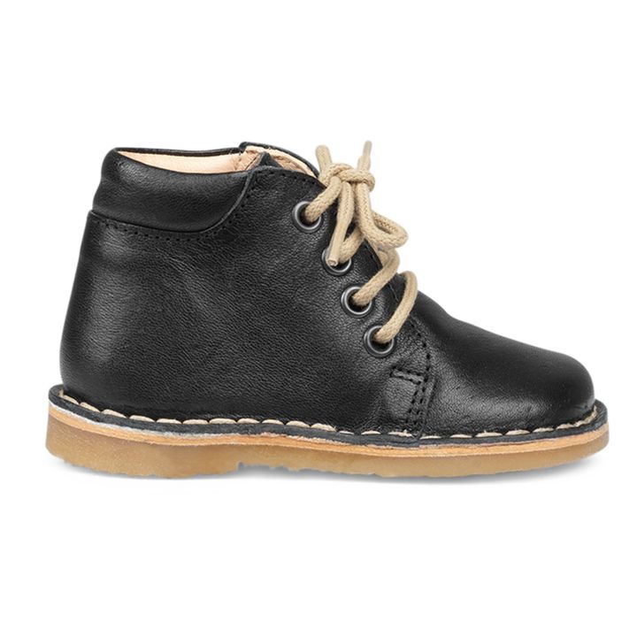 Classic Lace-Up Boots Negro- Imagen del producto n°0