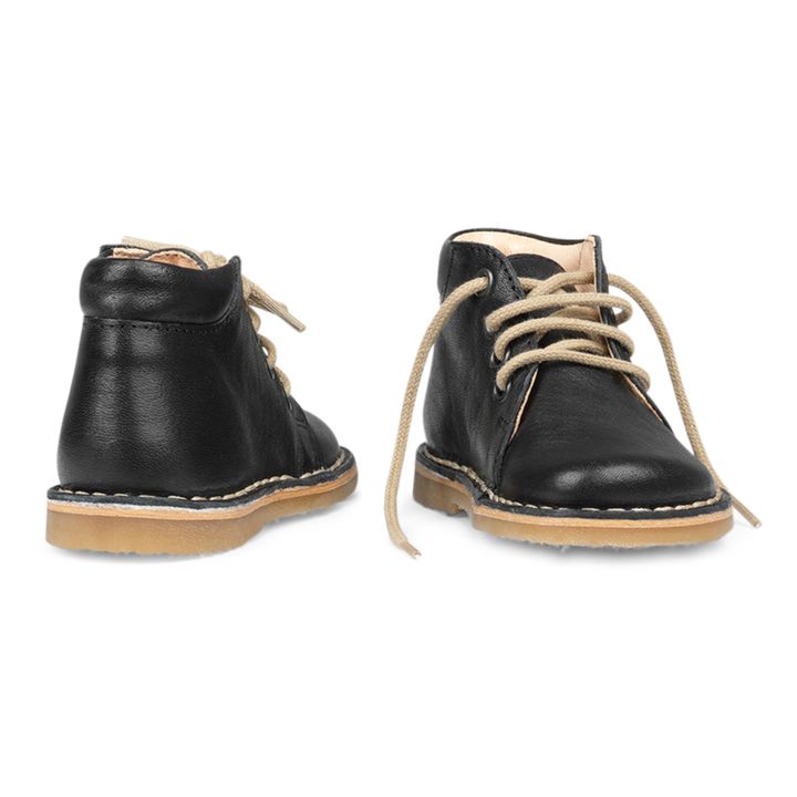 Classic Lace-Up Boots Negro- Imagen del producto n°2