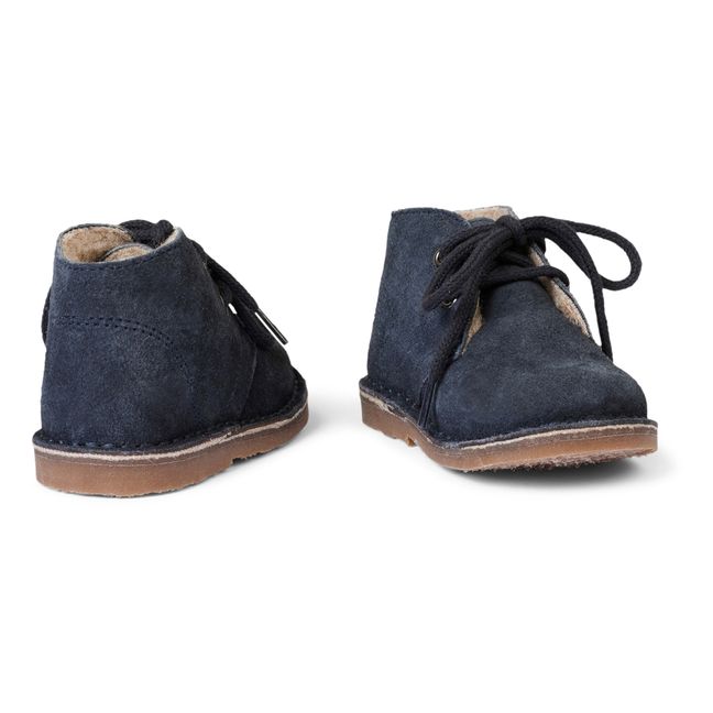 fleece lined desert boots