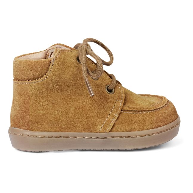 Cruiser Chubby Ankle Boots Camel