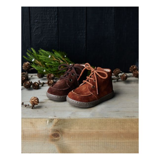 Cruiser Chubby Ankle Boots Cognac-Farbe