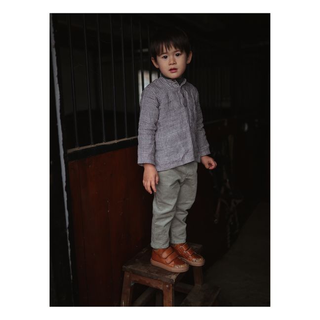 Scarpe da ginnastica Montantes con strap | Cognac