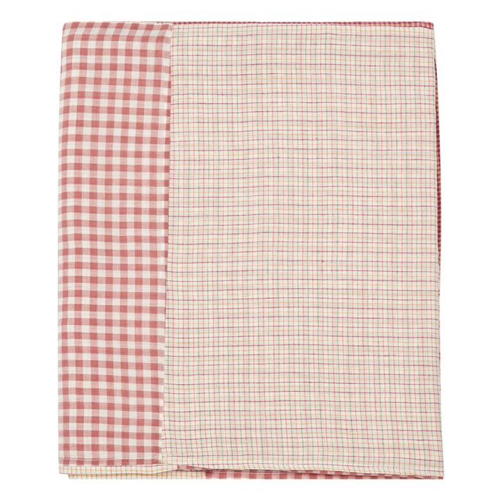 Patchwork Cotton Tablecloth | Rosa- Produktbild Nr. 3