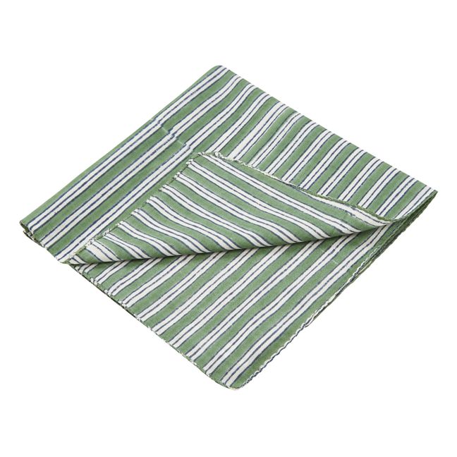Serviettes de table Dum Dum en coton - Set de 4 Vert