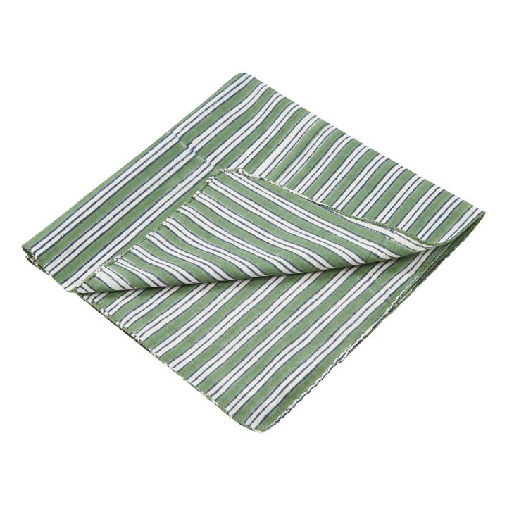 Serviettes de table Dum Dum en coton - Set de 4 Vert- Image produit n°0