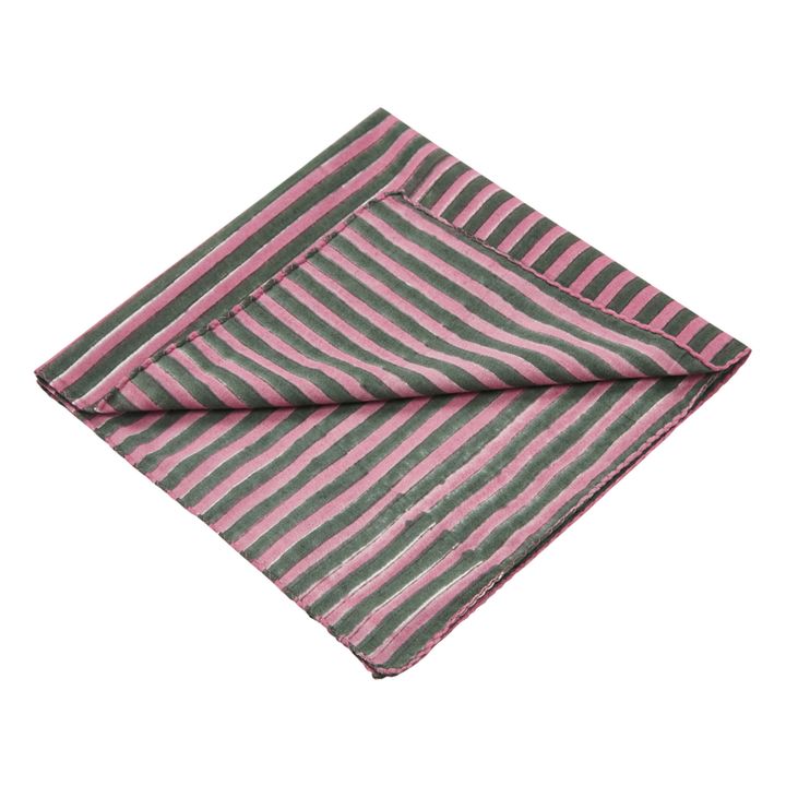 Serviette Bijapur aus Baumwolle - 4er-Pack | Rosa- Produktbild Nr. 0