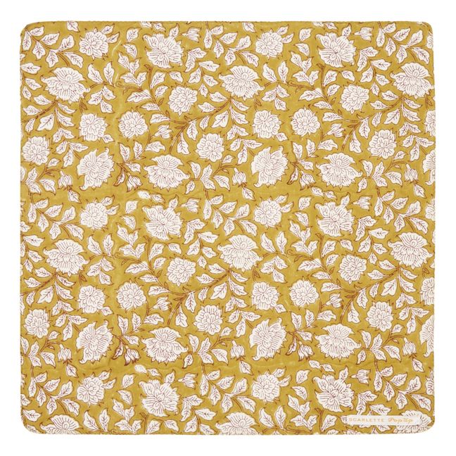 Shimoga Cotton Napkins - Set of 4 | Ochre