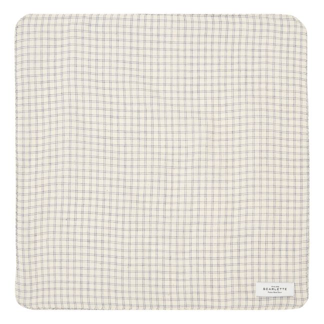 Serviette Mistral aus Baumwolle - 4er-Pack | Graublau
