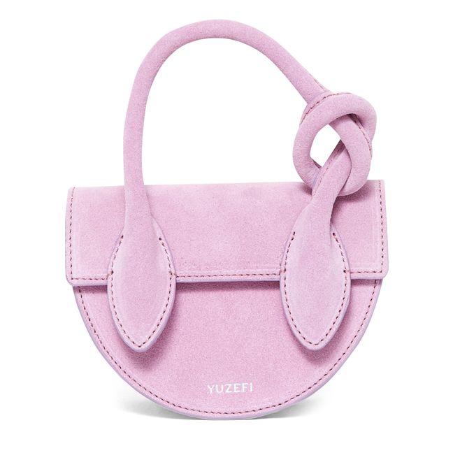 Mini Pretzel Suede Bag | Violeta