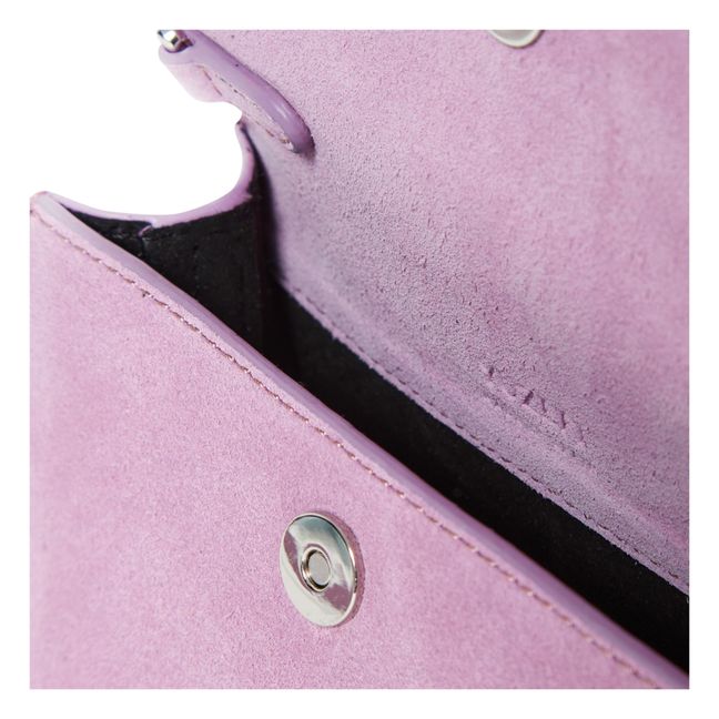Mini Pretzel Suede Bag | Violeta