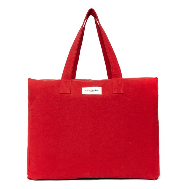 Elzevir 48h Recycled Cotton Bag Red