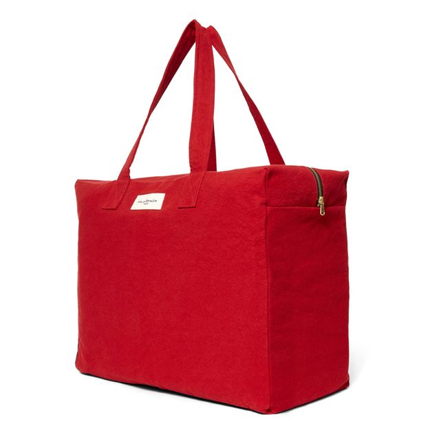 Elzevir 48h Recycled Cotton Bag Red