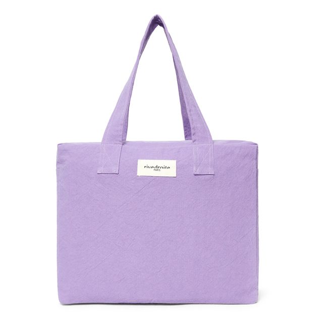 Célestins Recycled Cotton Overnight Bag Lilac