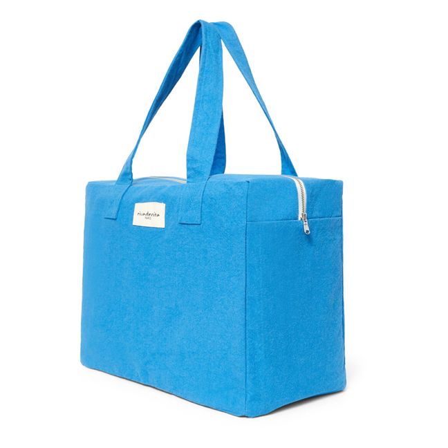 Célestins Recycled Cotton Overnight Bag Blue