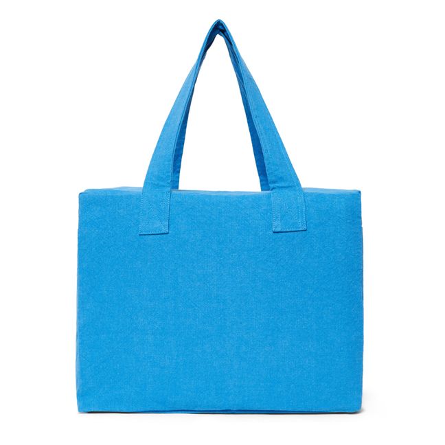 Célestins Recycled Cotton Overnight Bag | Blue