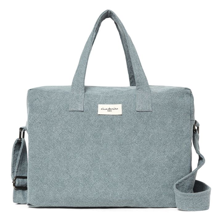 Sauval Recycled Cotton Overnight Bag | Grey Snow- Product image n°0