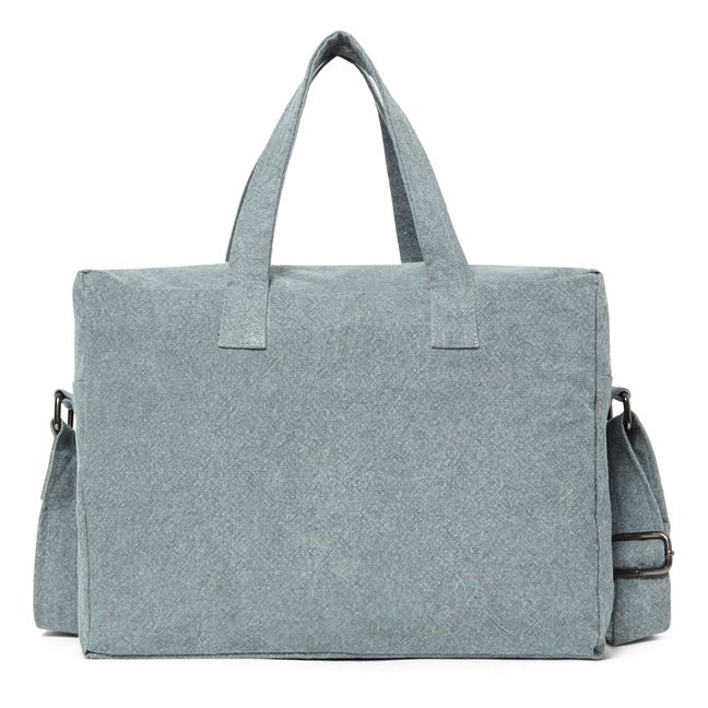 Sauval Recycled Cotton Overnight Bag Grey Snow
