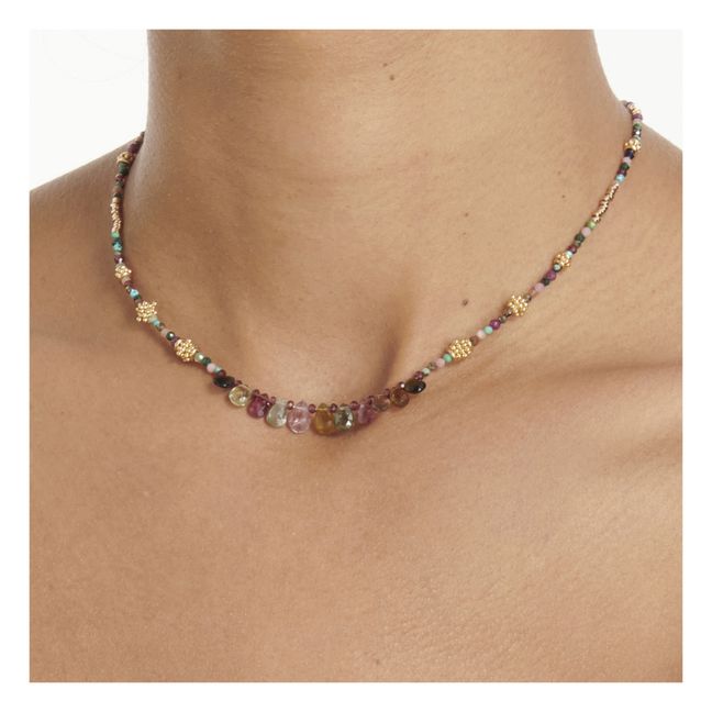India V2 Multico Necklace | Dorado