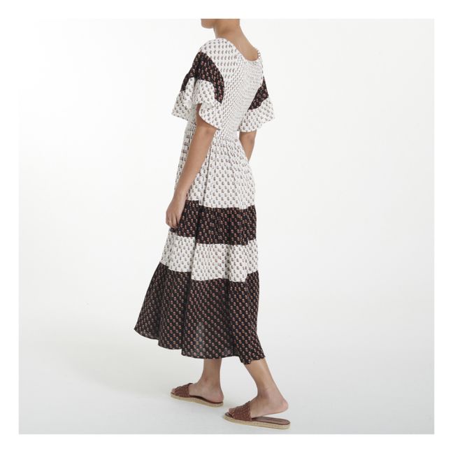 Soraya Maxi Print Dress | Natural