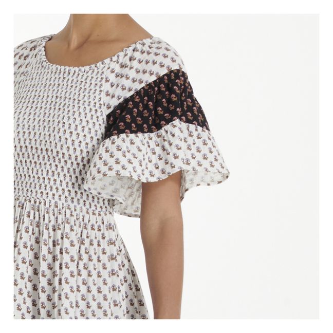 Soraya Maxi Print Dress | Natural