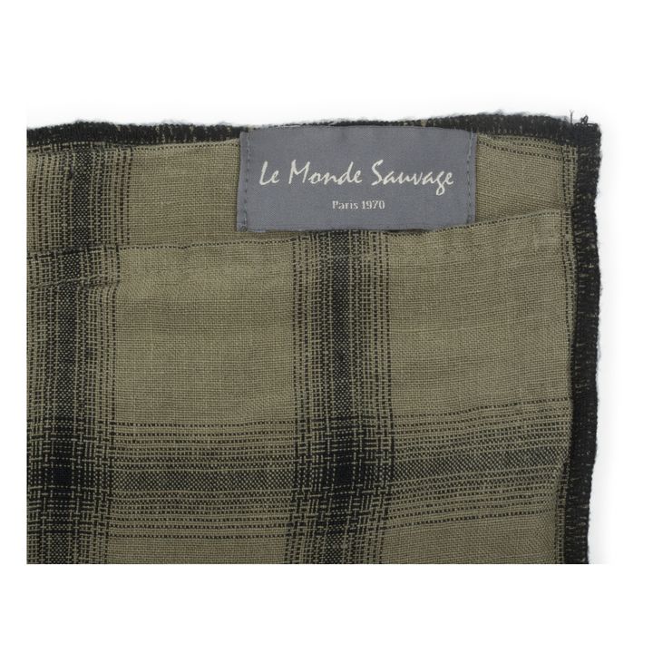 Highlands Washed Linen Pillowcase | Khaki- Product image n°1