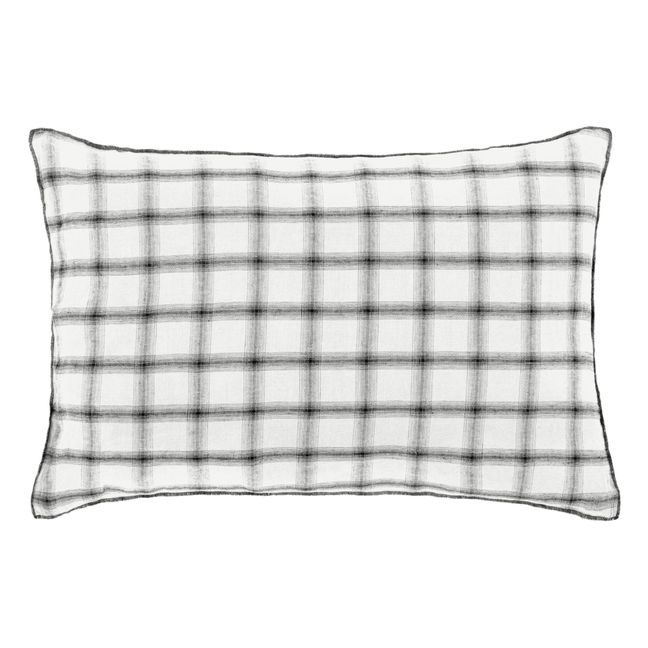 Highlands Washed Linen Pillowcase Blanco