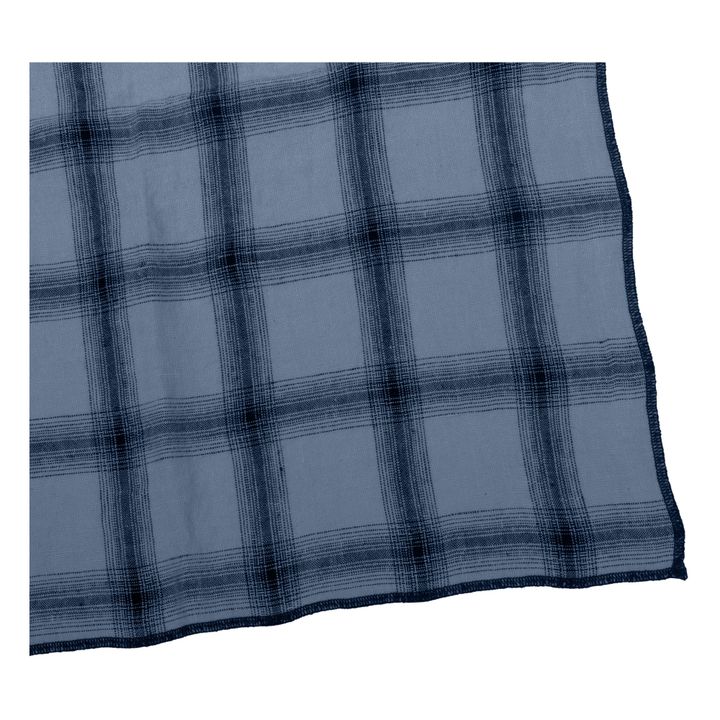 Serviettes de table Highlands en lin lavé - Set de 4 | Bleu nuit- Image produit n°2