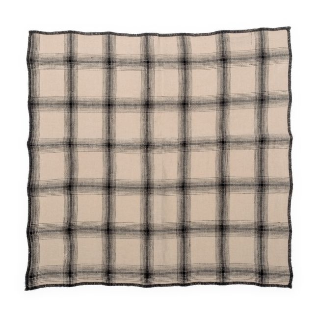 Serviettes de table Highlands en lin lavé - Set de 4 | Beige rosé