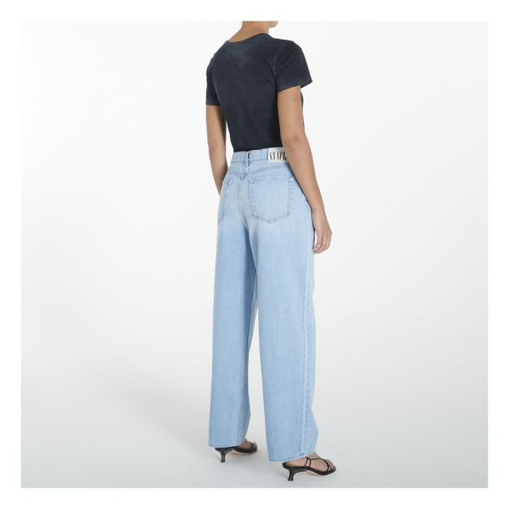 The Pleated Fun Dip Puddle Jeans Blue- Product image n°3