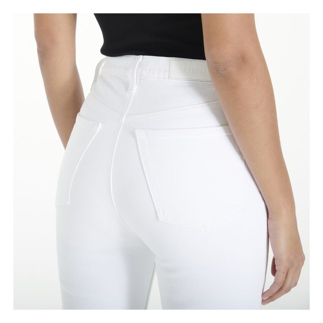 Jean 70S Crop Boot | White