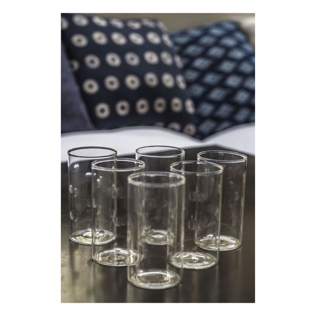 Glas Punkte - 6er-Set