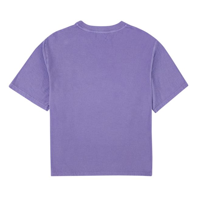 T-Shirt Oversize Coton Bio - Collection Femme - Mauve