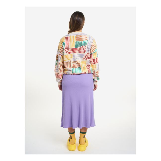 Ribbed Jersey Skirt - Women’s Collection - Malva