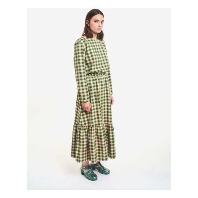 Checked Flannel Skirt - Women’s Collection - Grün