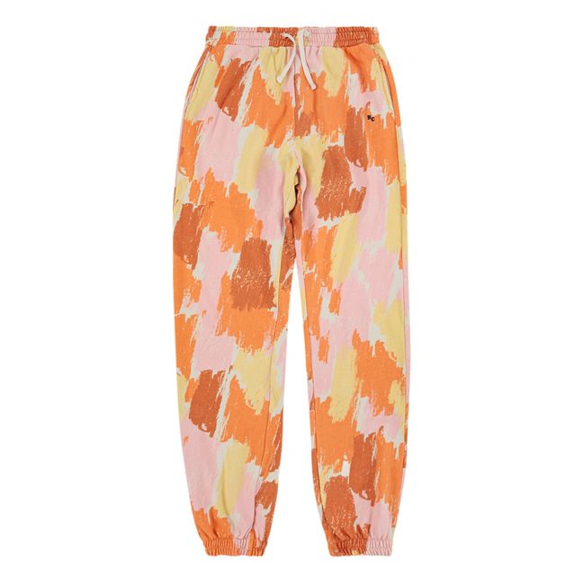 Organic Cotton Camouflage Joggers - Women’s Collection - Orange