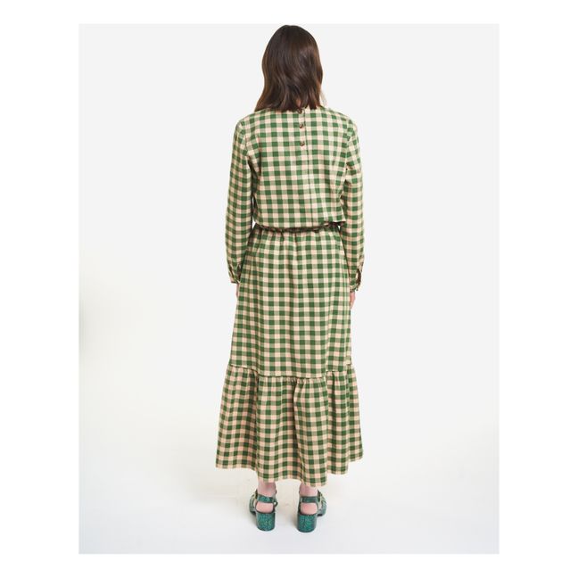 Checked Flannel Blouse - Women’s Collection - Verde