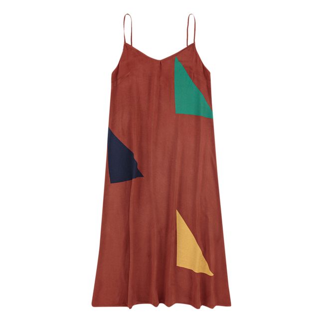 Robe à Bretelles Viscose Ecovero - Collection Femme - Rouille