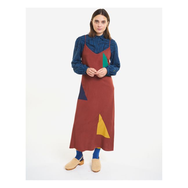 Ecovero Viscose Strap Dress - Women’s Collection - Rostfarben