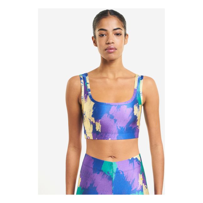 Camouflage Technical Crop Top - Women’s Collection - Azul
